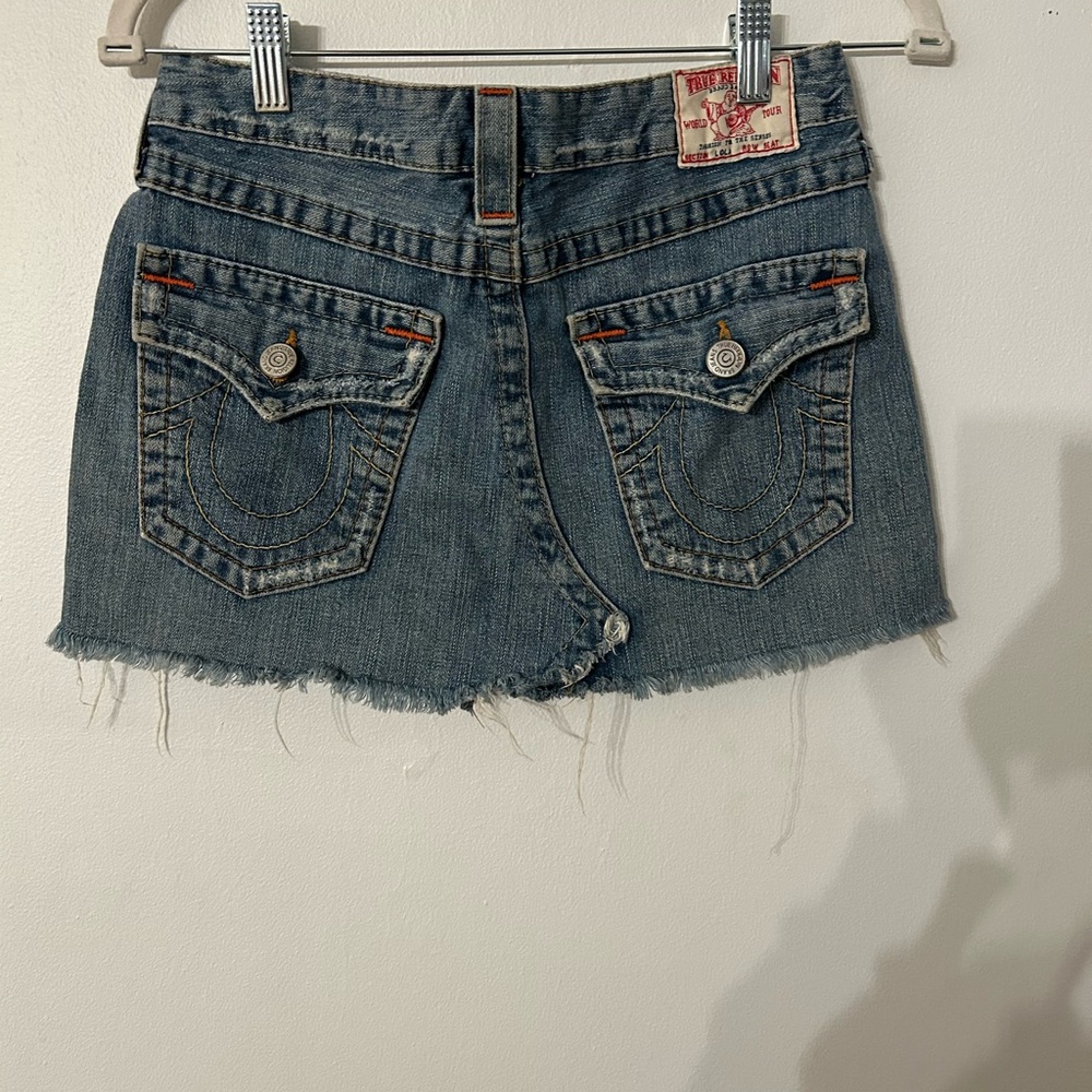 True Religion women’s mini jean skirt, size 4 (27) - Picture 5 of 5